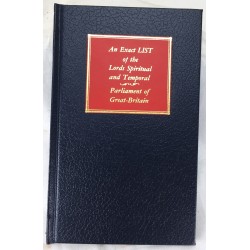 An exact list of the Lords spiritual and temporal